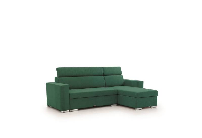 Fun Möbel Ecksofa Schlafsofa Sofa CANTON in Stoff, Ottomane Rechts oder Links, inkl. Bettkasten von Fun Möbel