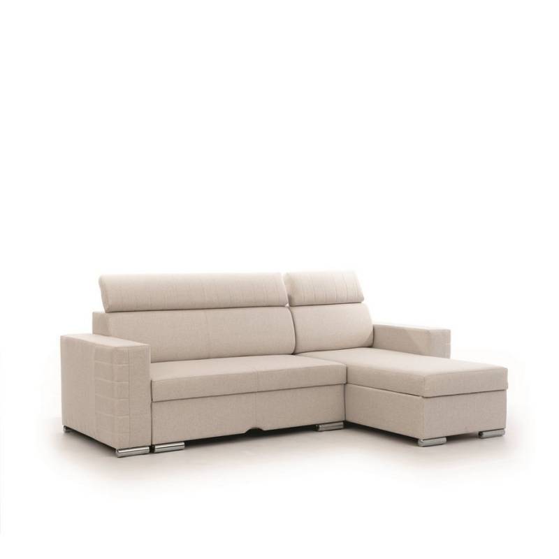 Fun Möbel Ecksofa Schlafsofa Sofa CANTON in Stoff, Ottomane Rechts oder Links, inkl. Bettkasten von Fun Möbel