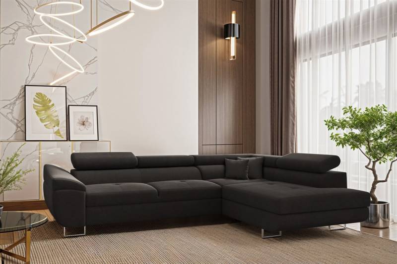 Fun Möbel Ecksofa Schlafsofa Sofa CARMELO in Stoff Nova, Ottomane Links oder Rechts, Rundumbezug Fun Möbel Ecksofa Schlafsofa Sofa CARMELO in Stoff Nova, Ottomane Links oder Rechts, Rundumbezug von Fun Möbel