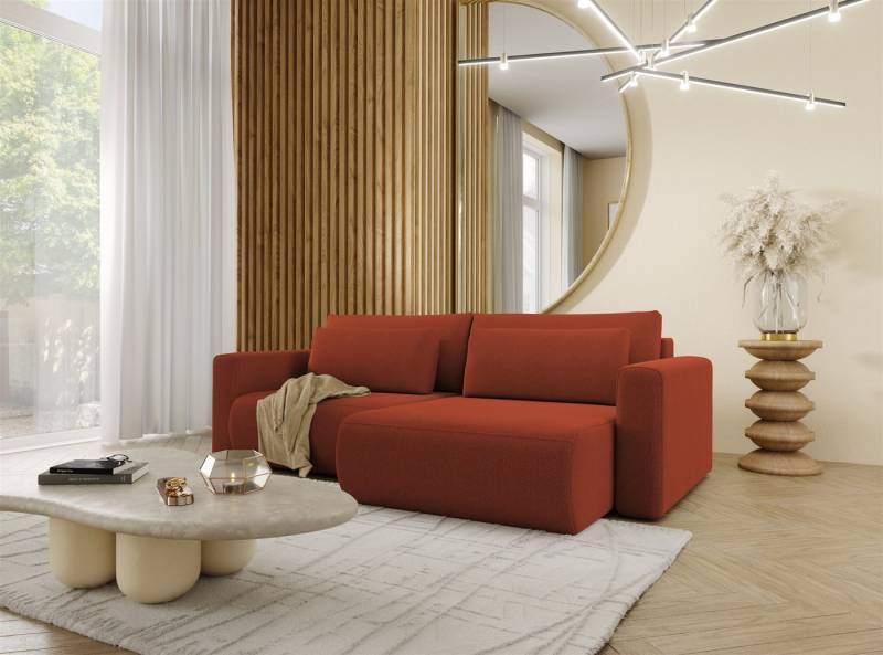 Fun Möbel Ecksofa Schlafsofa Sofa CHAIRA in Stoff Curio, Ottomane Links oder Rechts, Rundumbezug von Fun Möbel