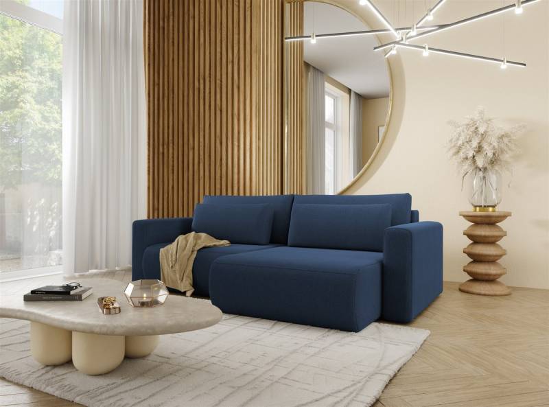 Fun Möbel Ecksofa Schlafsofa Sofa CHAIRA in Stoff Curio, Ottomane Links oder Rechts, Rundumbezug von Fun Möbel