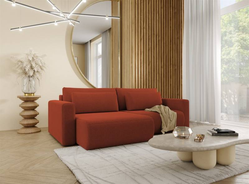 Fun Möbel Ecksofa Schlafsofa Sofa CHAIRA in Stoff Curio, Ottomane Links oder Rechts, Rundumbezug von Fun Möbel