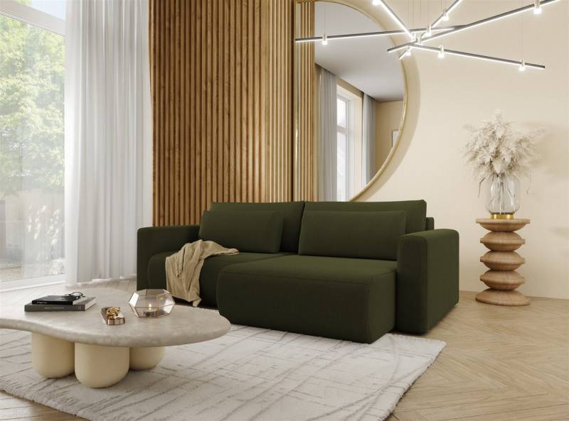 Fun Möbel Ecksofa Schlafsofa Sofa CHAIRA in Stoff Curio, Ottomane Links oder Rechts, Rundumbezug von Fun Möbel