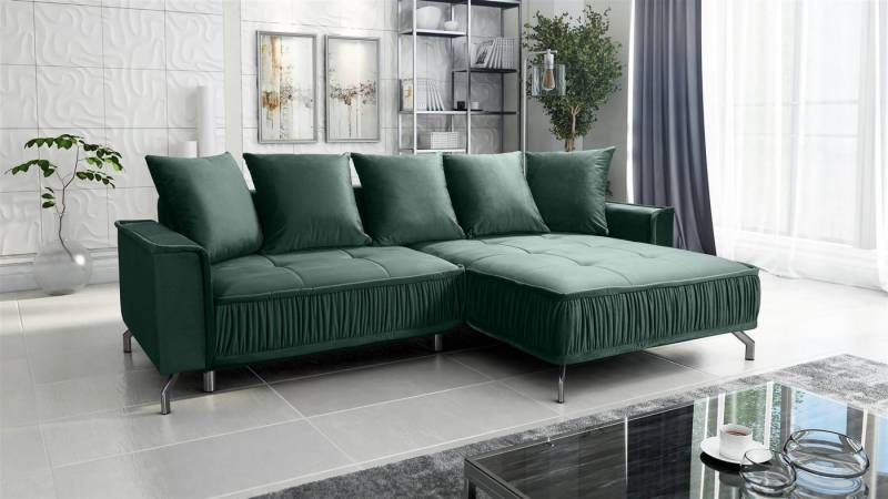 Fun Möbel Ecksofa Schlafsofa Sofa FLORENCE in Stoff, inkl. 5 Rückenkissen, inkl. Schlaffunktion Fun Möbel Ecksofa Schlafsofa Sofa FLORENCE in Stoff, inkl. 5 Rückenkissen, inkl. Schlaffunktion von Fun Möbel