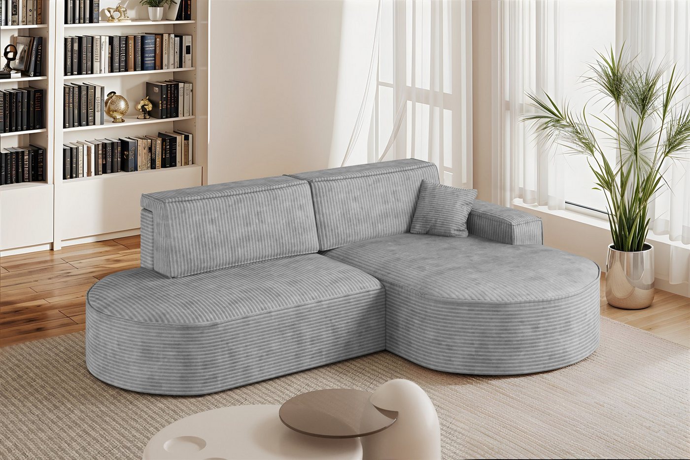Fun Möbel Ecksofa Schlafsofa Sofa FUN CASTELO, Ottomane Rechts oder Links, inkl. Bettkasten und 1 x Zierkissen Fun Möbel Ecksofa Schlafsofa Sofa FUN CASTELO, Ottomane Rechts oder Links, inkl. Bettkasten und 1 x Zierkissen von Fun Möbel