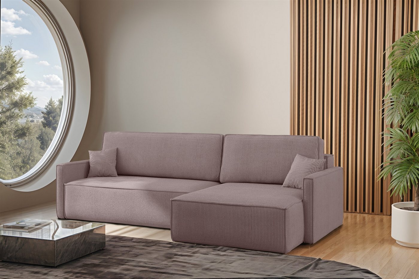 Fun Möbel Ecksofa Schlafsofa Sofa FUN MARIUS in Stoff, inkl. 2 Zierkissen, Inkl. Bettkasten Fun Möbel Ecksofa Schlafsofa Sofa FUN MARIUS in Stoff, inkl. 2 Zierkissen, Inkl. Bettkasten von Fun Möbel