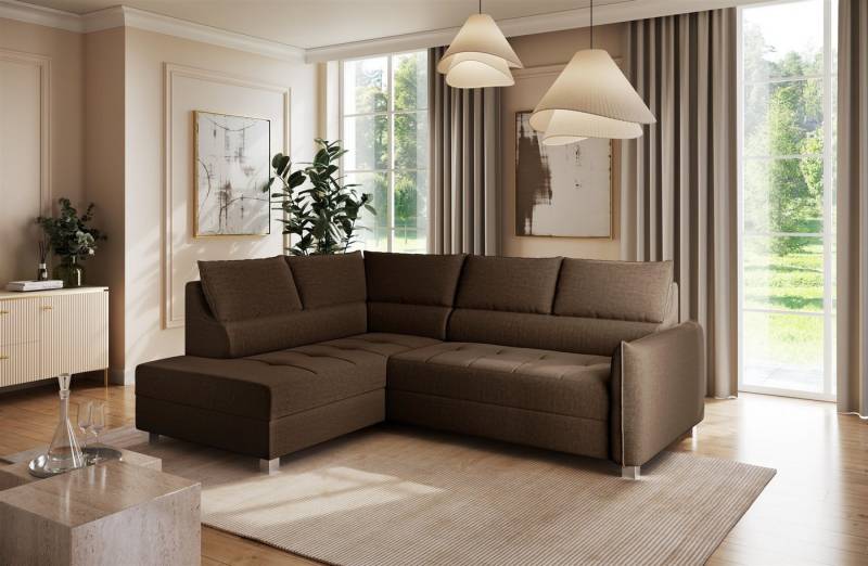 Fun Möbel Ecksofa Schlafsofa Sofa MARNO in Stoff Vogue, Rundumbezug, Inkl. Bettkasten Fun Möbel Ecksofa Schlafsofa Sofa MARNO in Stoff Vogue, Rundumbezug, Inkl. Bettkasten von Fun Möbel