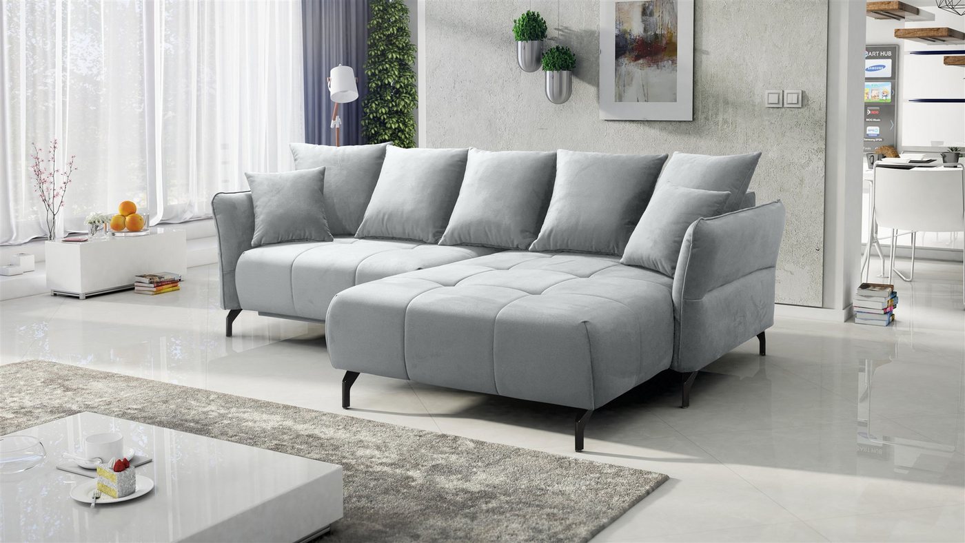 Fun Möbel Ecksofa Schlafsofa Sofa SADIE in Stoff Element, Ottomane Links oder Rechts, Rundumbezug, Bettkasten Fun Möbel Ecksofa Schlafsofa Sofa SADIE in Stoff Element, Ottomane Links oder Rechts, Rundumbezug, Bettkasten von Fun Möbel