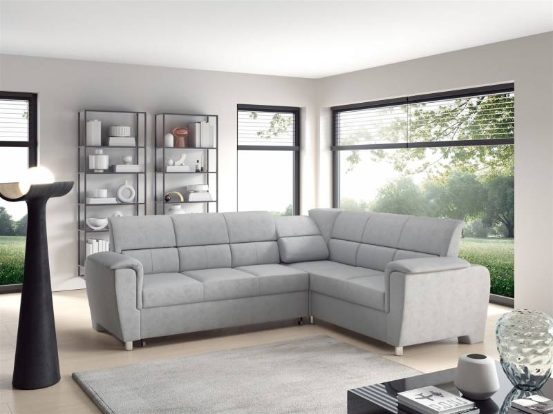 Fun Möbel Ecksofa Schlafsofa Sofa SALVADOR Stoff Texas, Bettkasten, mit Relaxfunktion von Fun Möbel
