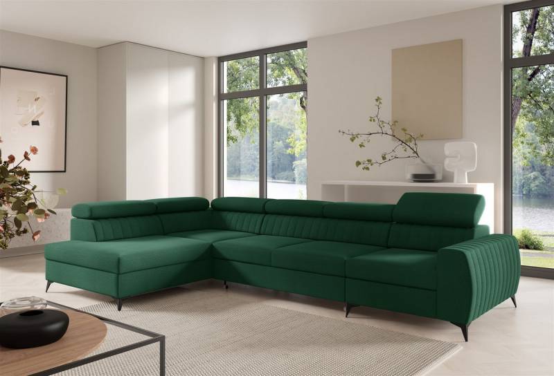 Fun Möbel Ecksofa Schlafsofa Sofa TORONTO XL Stoff Element, inkl. 2 x Bettkasten von Fun Möbel