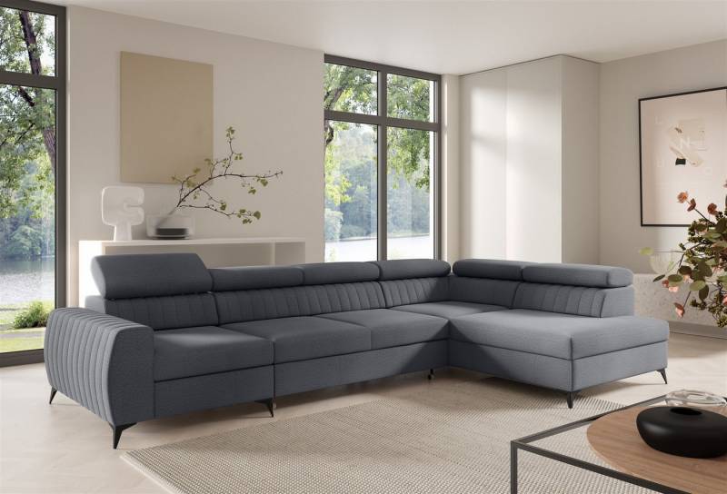 Fun Möbel Ecksofa Schlafsofa Sofa TORONTO XL Stoff Element, inkl. 2 x Bettkasten von Fun Möbel