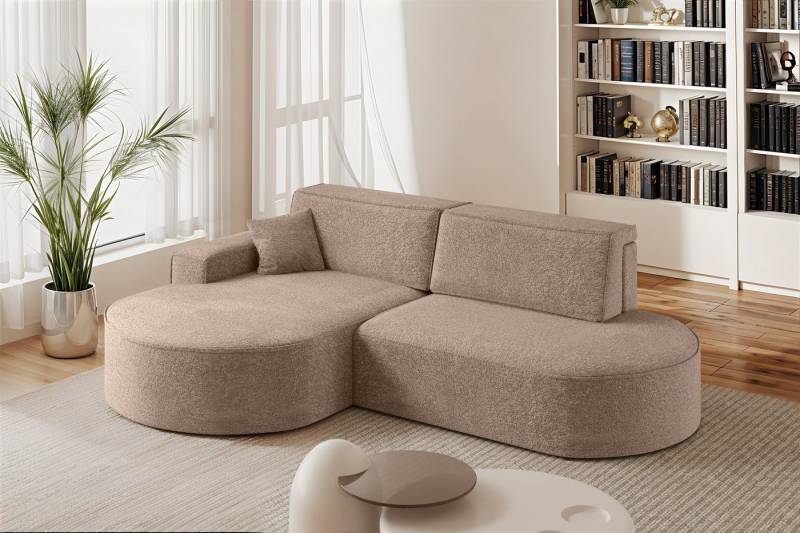Fun Möbel Ecksofa Schlafsofa Sofa VENEDIG, Ottomane Rechts oder Links, Inkl. Bettkasten und 1 Zierkissen Fun Möbel Ecksofa Schlafsofa Sofa VENEDIG, Ottomane Rechts oder Links, Inkl. Bettkasten und 1 Zierkissen von Fun Möbel