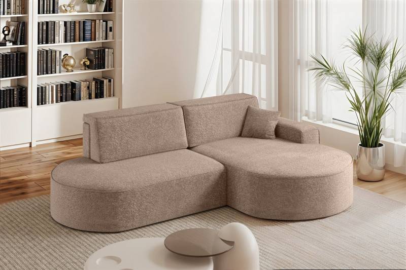 Fun Möbel Ecksofa Schlafsofa Sofa VENEDIG, Ottomane Rechts oder Links, Inkl. Bettkasten und 1 Zierkissen Fun Möbel Ecksofa Schlafsofa Sofa VENEDIG, Ottomane Rechts oder Links, Inkl. Bettkasten und 1 Zierkissen von Fun Möbel