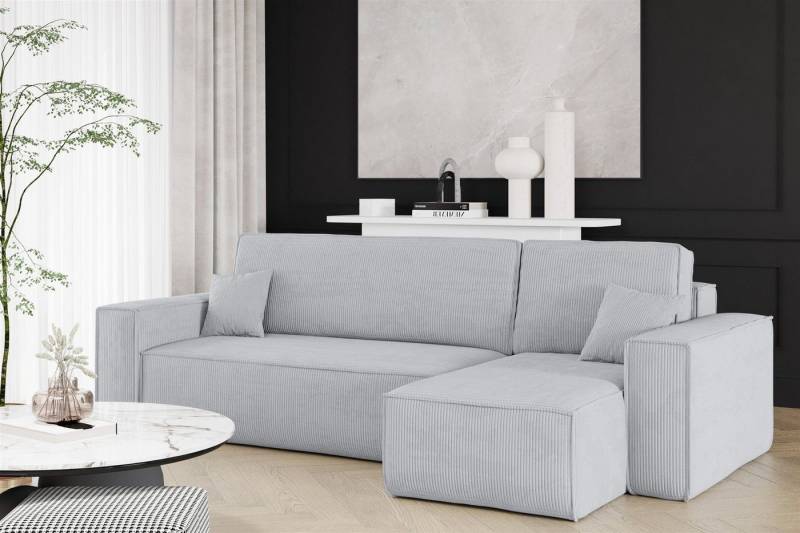 Fun Möbel Ecksofa Sofa MARIS mit Ottomane in Stoff Poso, mit Schlaffunktion, Rundumbezug Fun Möbel Ecksofa Sofa MARIS mit Ottomane in Stoff Poso, mit Schlaffunktion, Rundumbezug von Fun Möbel
