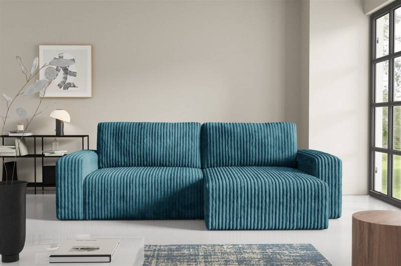 Fun Möbel Ecksofa Sofa NATALIA mit Schlaffunktion in Stoff Tilia, Rundumbezug, Ottomane Links oder Rechts Fun Möbel Ecksofa Sofa NATALIA mit Schlaffunktion in Stoff Tilia, Rundumbezug, Ottomane Links oder Rechts von Fun Möbel