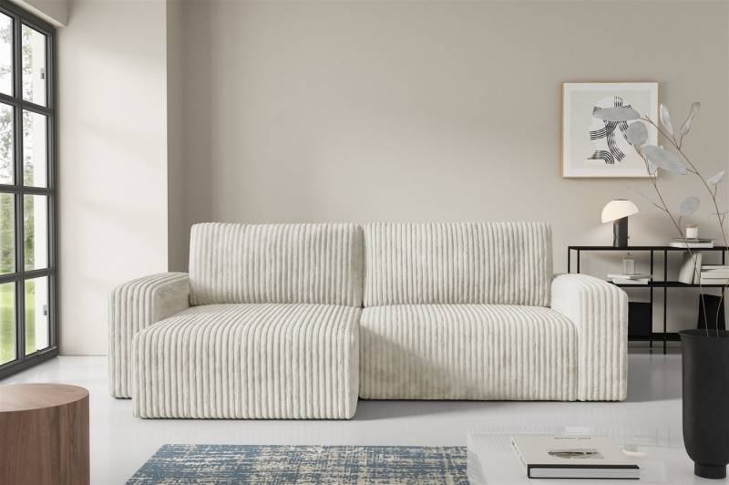 Fun Möbel Ecksofa Sofa NATALIA mit Schlaffunktion in Stoff Tilia, Rundumbezug, Ottomane Links oder Rechts Fun Möbel Ecksofa Sofa NATALIA mit Schlaffunktion in Stoff Tilia, Rundumbezug, Ottomane Links oder Rechts von Fun Möbel