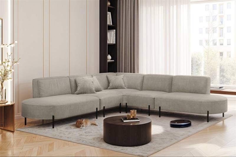 Fun Möbel Ecksofa Sofa VALENCIA Seite universal in Stoff, Rundumbezug Fun Möbel Ecksofa Sofa VALENCIA Seite universal in Stoff, Rundumbezug von Fun Möbel