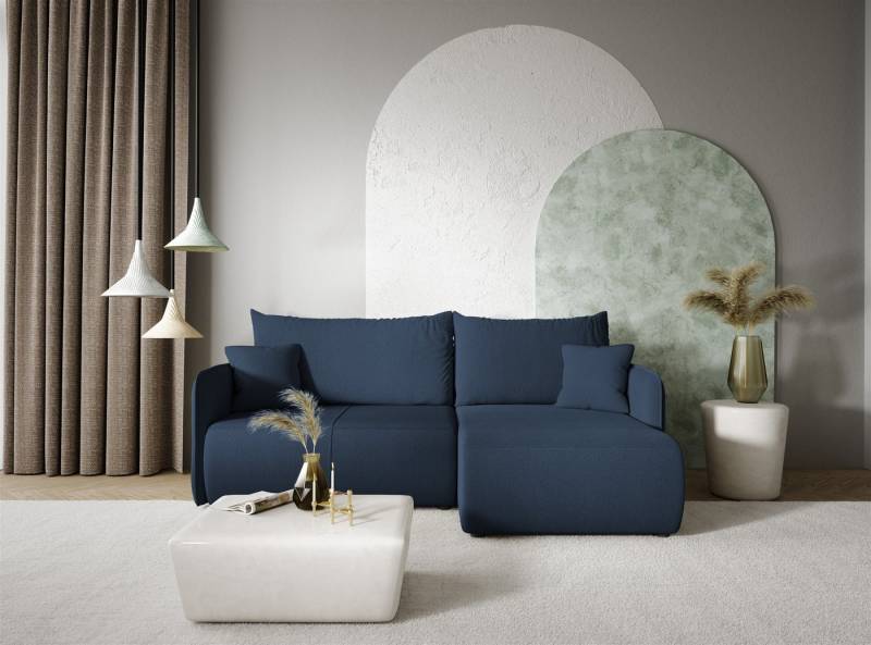 Fun Möbel Ecksofa Sofa mit Schlaffunktion FUN REGINA Stoff Curio, inkl. Bettkasten, Inkl.2 Rücken- und Zierkissen von Fun Möbel