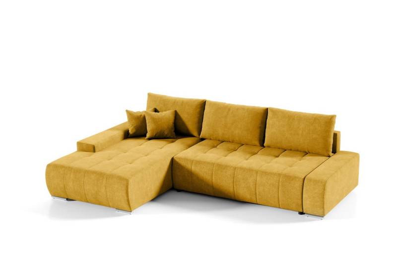 Fun Möbel Ecksofa Sofa mit Schlaffunktion VOGAR, inkl. Bettkasten, inkl. 3 Rücken- und 2 Zierkissen Fun Möbel Ecksofa Sofa mit Schlaffunktion VOGAR, inkl. Bettkasten, inkl. 3 Rücken- und 2 Zierkissen von Fun Möbel