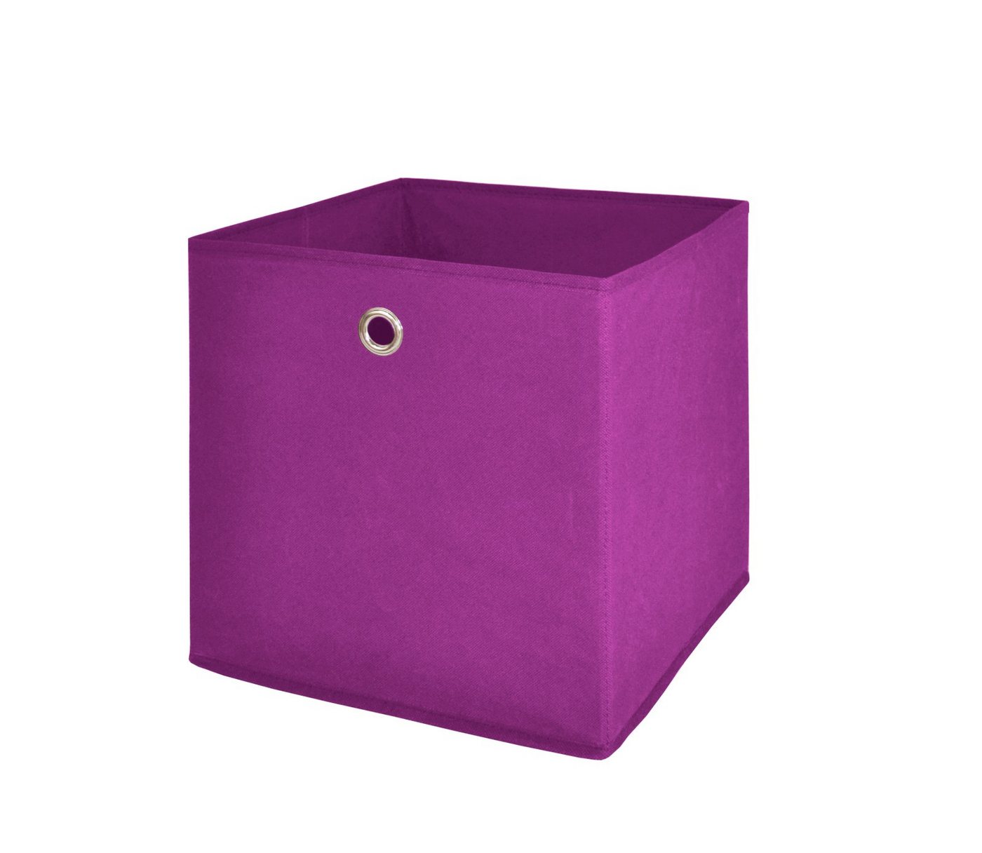 Fun Möbel Faltbox Box Stoffbox- Delta - Größe: 32 x 32 cm - Brombeer (Set, 1 Stück), Made in Europa von Fun Möbel