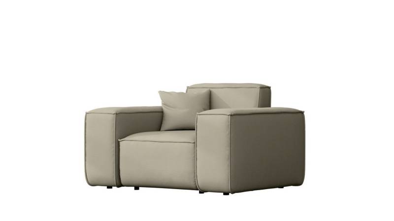 Fun Möbel Gartenlounge-Sessel Gartensessel Sessel Loungsessel SUMMER (inkl. 1 Zierkissen), Pflegeleichter und wetterfester Bezug von Fun Möbel