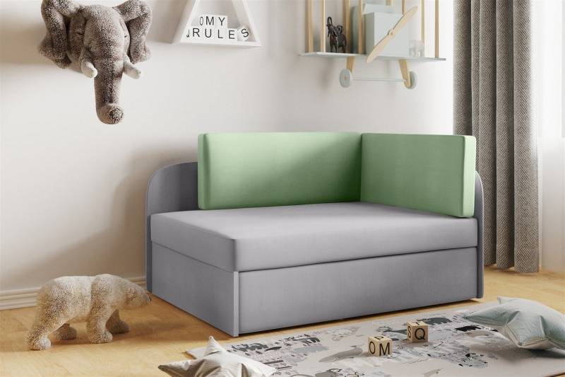 Fun Möbel Kindersofa Sofa Kindersofa Schlafsofa inkl. Bettkasten MAILO Seite Li o. Re, mit Schlaffunktion Fun Möbel Kindersofa Sofa Kindersofa Schlafsofa inkl. Bettkasten MAILO Seite Li o. Re, mit Schlaffunktion von Fun Möbel