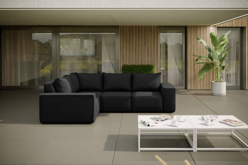 Fun Möbel Loungesofa Gartenmöbel Ecksofa GARDENT, wetterfester Stoff NXL von Fun Möbel