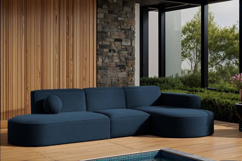 Fun Möbel Loungesofa Gartenmöbel Gartensofa Ecksofa FUN FEDRA, inkl. 1 Zierkissen, Wetterfesterstoff von Fun Möbel