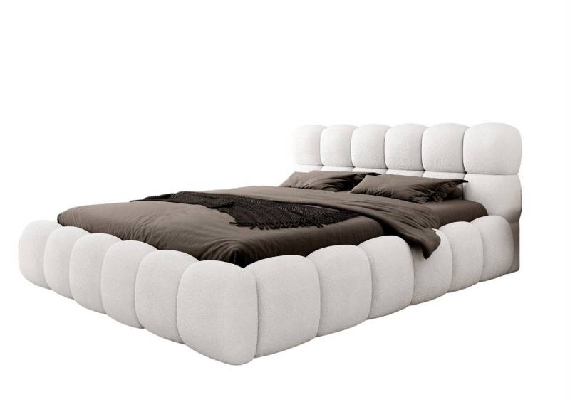 Fun Möbel Polsterbett Bett AURELIA in Stoff Ascot / Speed Versand (Mit oder ohne Matratze), Speed Versand von Fun Möbel
