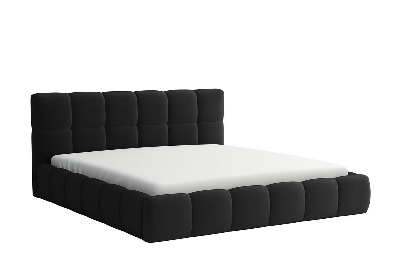 Fun Möbel Polsterbett Bett Doppelbett GIOTTO (inkl. Holzlattenrost), mit oder ohne Matratze von Fun Möbel