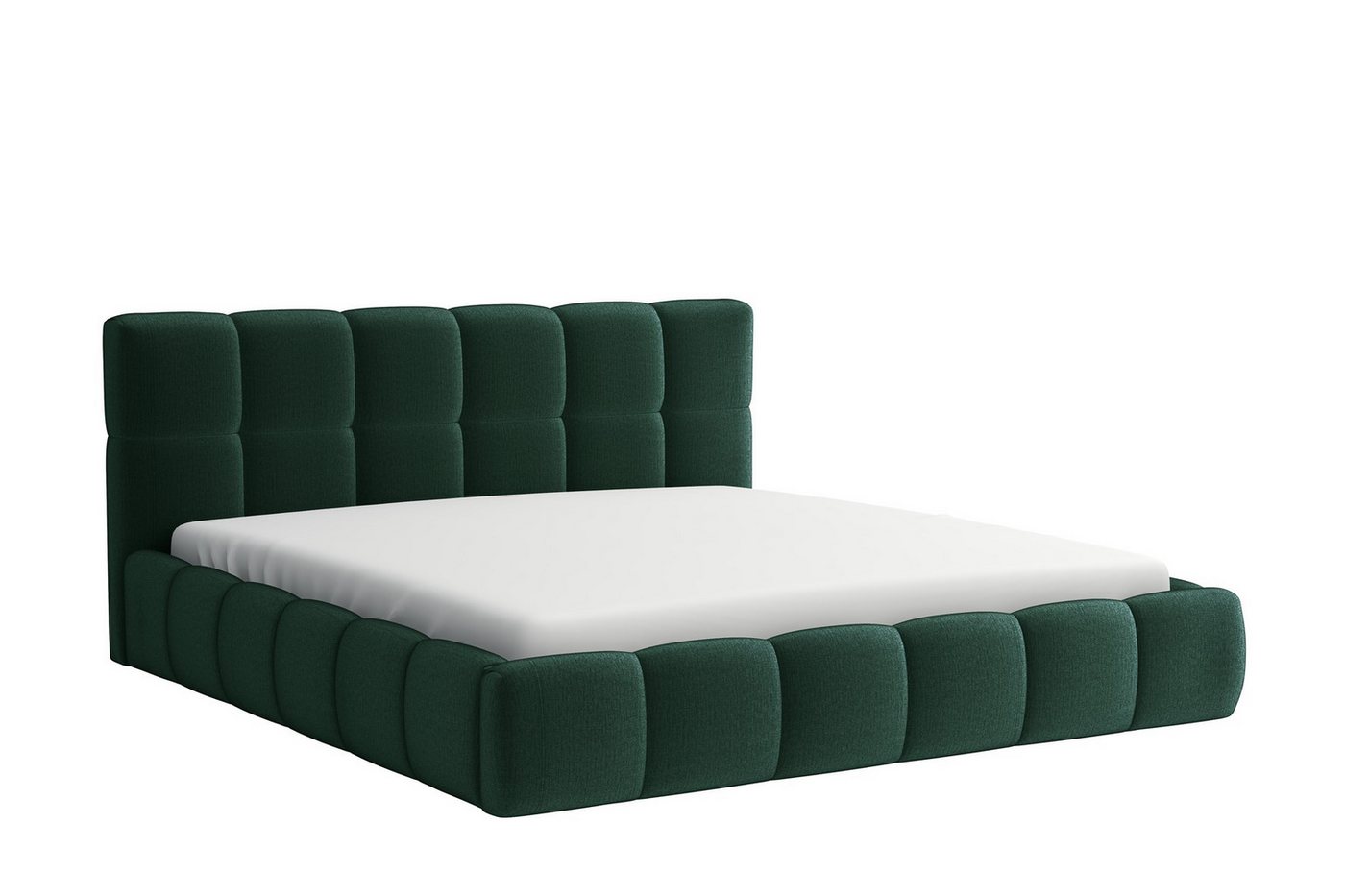 Fun Möbel Polsterbett Bett Doppelbett GIOTTO (inkl. Holzlattenrost), mit oder ohne Matratze von Fun Möbel