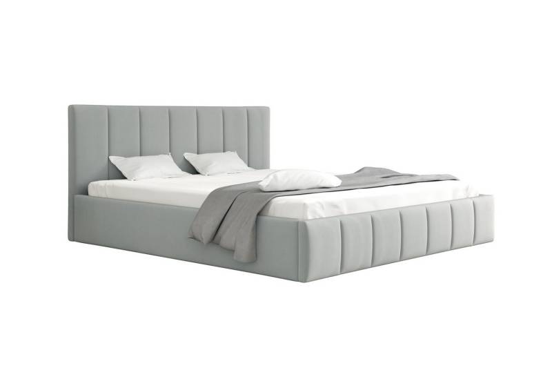 Fun Möbel Polsterbett Doppelbett DETROIT in Stoff (inkl. Bettkasten, inkl. Holzlattenrost), mit oder ohne Matratze von Fun Möbel