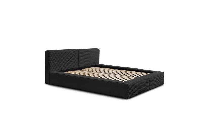 Fun Möbel Polsterbett Doppelbett JORDAN in Stoff Boston (inkl. Lattenrost, inkl. Bettkasten), mit oder ohne Bonellfederkernmatratze von Fun Möbel