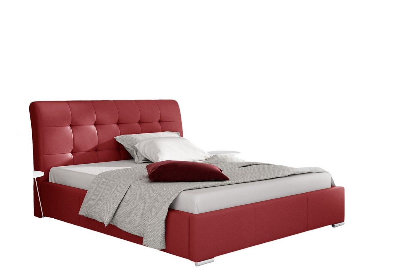 Fun Möbel Polsterbett Doppelbett MATTIS Komplettset Kunstleder (inkl. Bettkasten und Lattenrost), inkl. 7 Zonen Taschenfederkernmatratze von Fun Möbel