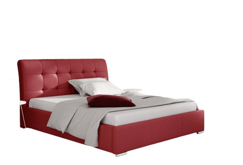 Fun Möbel Polsterbett Doppelbett MATTIS Komplettset Kunstleder (inkl. Bettkasten und Lattenrost), inkl. 7 Zonen Taschenfederkernmatratze von Fun Möbel