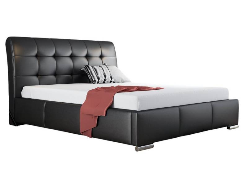 Fun Möbel Polsterbett Doppelbett MATTIS Komplettset Kunstleder (inkl. Bettkasten und Lattenrost), inkl. 7 Zonen Taschenfederkernmatratze von Fun Möbel