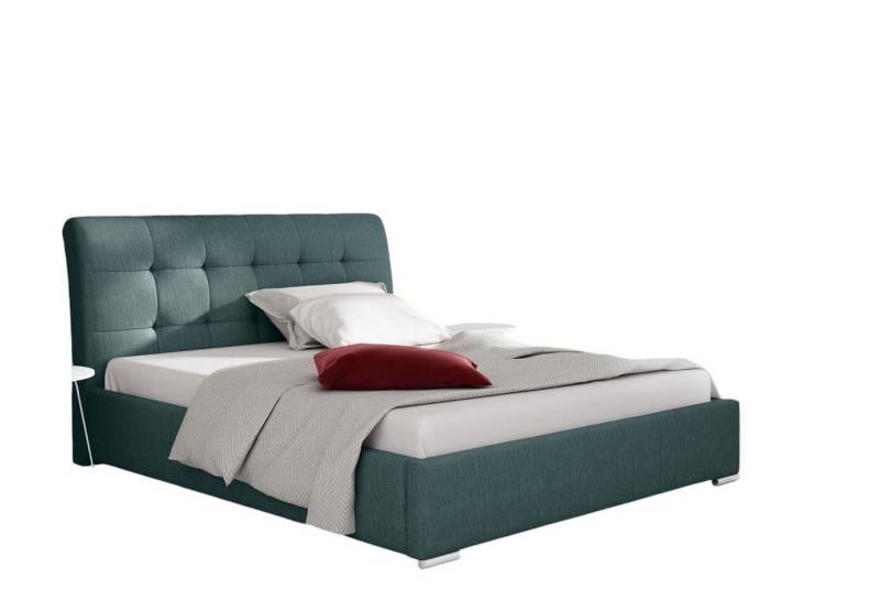 Fun Möbel Polsterbett Doppelbett MATTIS Komplettset Stoff INARI (inkl. Bettkasten und Lattenrost), inkl. 7 Zonen Taschenfederkernmatratze (17 cm) von Fun Möbel