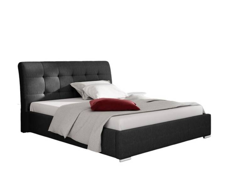 Fun Möbel Polsterbett Doppelbett MATTIS Komplettset Stoff INARI (inkl. Bettkasten und Lattenrost), inkl. 7 Zonen Taschenfederkernmatratze (17 cm) von Fun Möbel