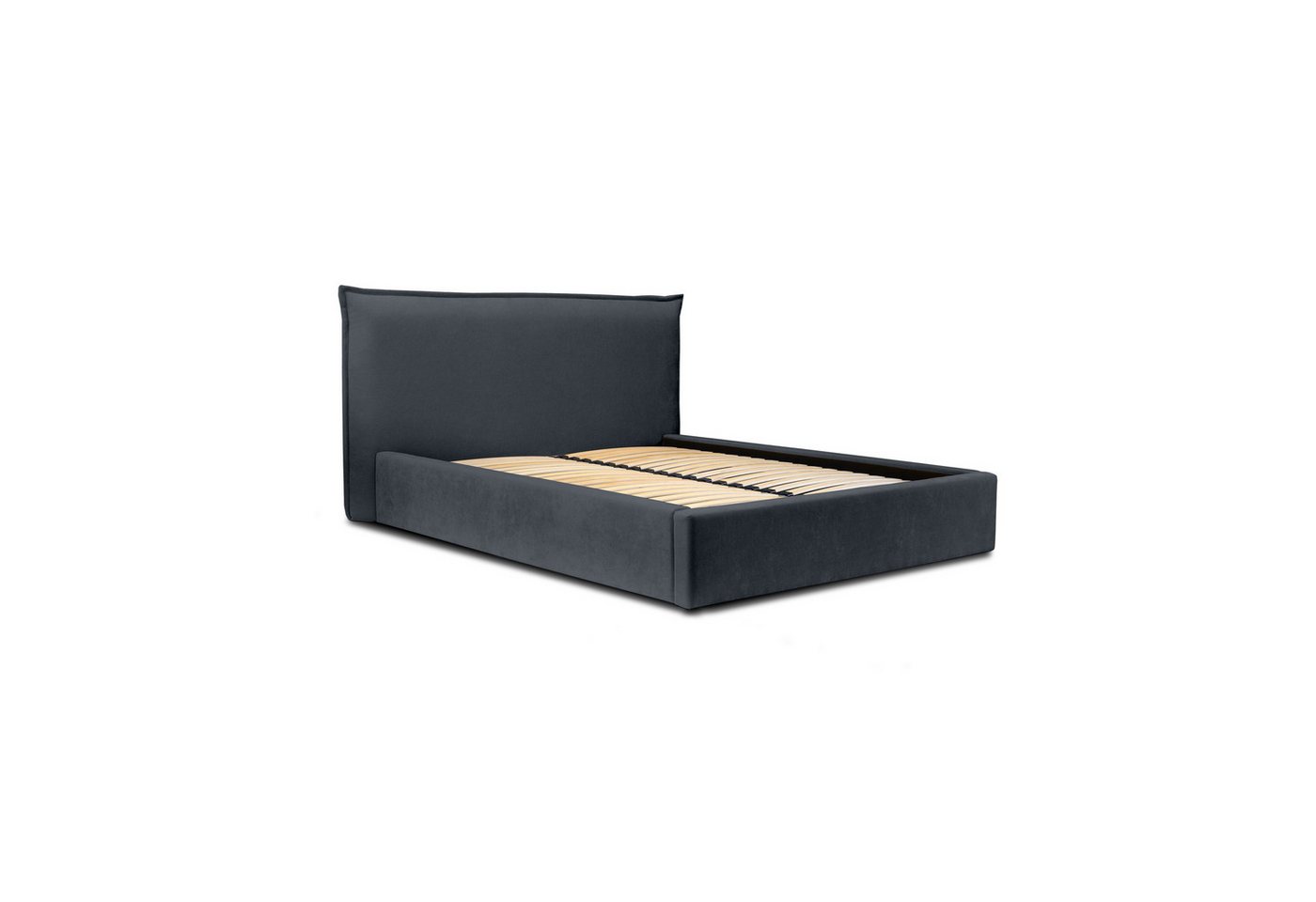 Fun Möbel Polsterbett Doppelbett Schlafzimmerbett AMADA in Stoff Ditra (inkl. Holzlattenrost, mit oder ohne Matratze), inkl. Bettkasten von Fun Möbel