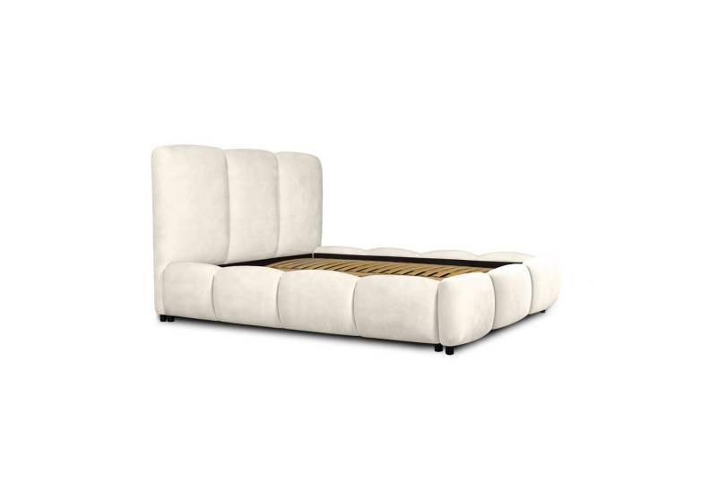 Fun Möbel Polsterbett Doppelbett Schlafzimmerbett GRACIA in Stoff (mit Lattenrost, ohne Matratze, inkl. Bettkasten) von Fun Möbel