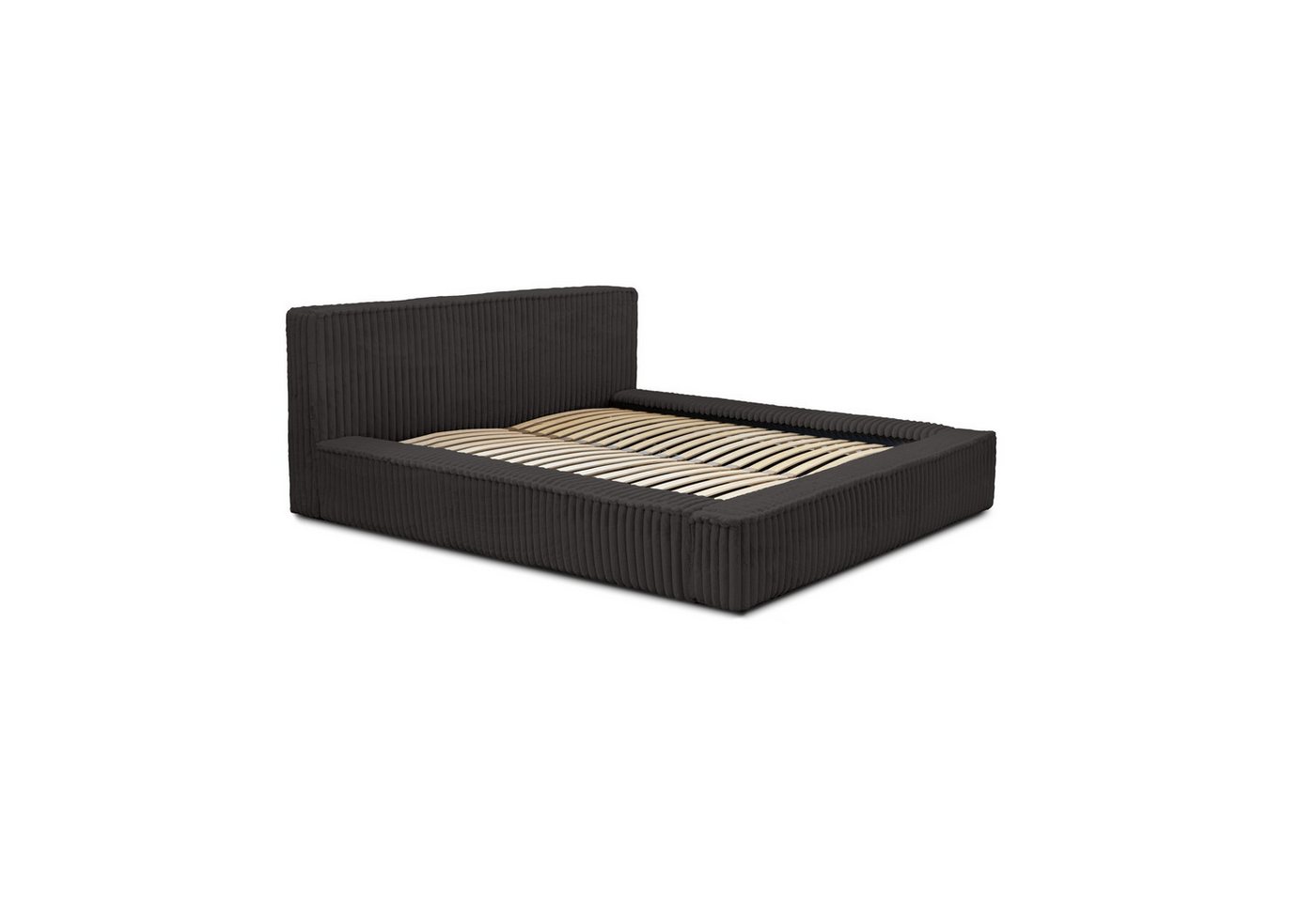 Fun Möbel Polsterbett Doppelbett TULSA in Stoff Vito (inkl. Lattenrost, mit oder ohne Matratze), inkl. Bettkasten von Fun Möbel