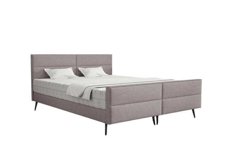Fun Möbel Polsterbett Schlafzimmerbett CREMONA in Stoff Gemma ohne Matratze (auch mit Matratze erhältlich) von Fun Möbel