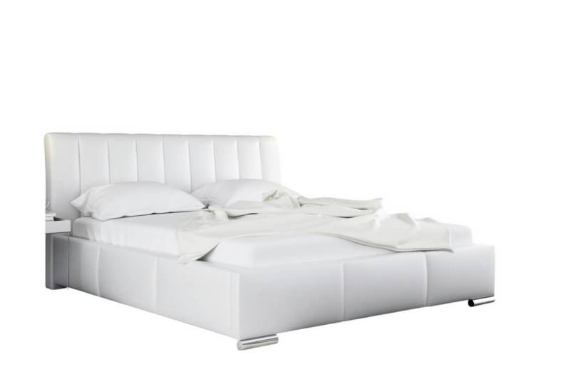 Fun Möbel Polsterbett Schlafzimmerbett MARLON in Kunstleder (mit Bettkasten), mit oder ohne Taschenfederkernmatratze von Fun Möbel