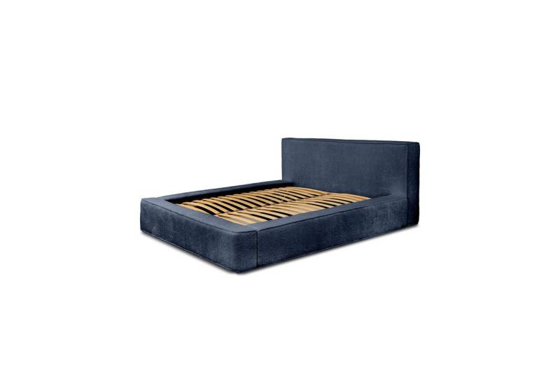 Fun Möbel Polsterbett Schlafzimmerbett OMAHA in Stoff Euphoria (mit oder ohne Matratze), Gepolstertes Kopfteil von Fun Möbel