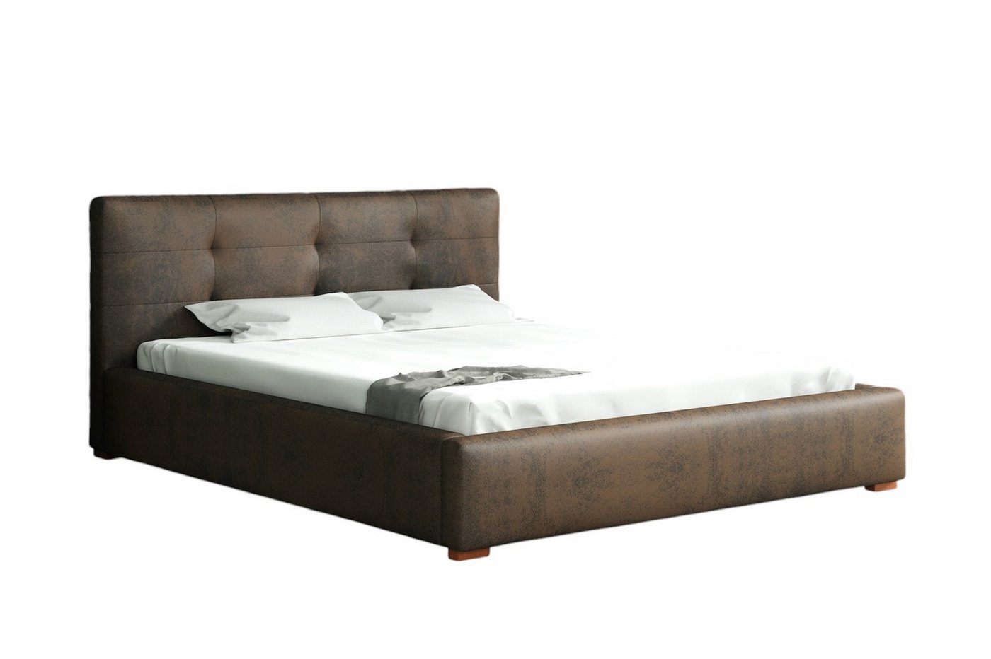Fun Möbel Polsterbett Schlafzimmerbett TERAMO in Stoff oder Kunstleder, mit oder ohne Bonellfederkernmatratze Fun Möbel Polsterbett Schlafzimmerbett TERAMO in Stoff oder Kunstleder, mit oder ohne Bonellfederkernmatratze von Fun Möbel