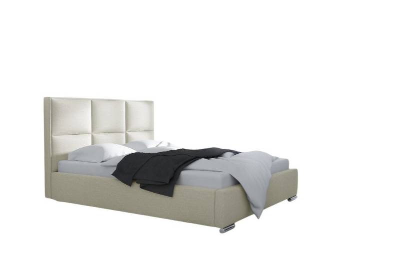 Fun Möbel Polsterbett Schlafzimmerbett VITUS Komplett-Set (inkl. Taschenfederkernmatratze), inkl. Lattenrost, Bettkasten und Matratze von Fun Möbel