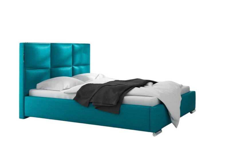Fun Möbel Polsterbett Schlafzimmerbett VITUS Komplett-Set (inkl. Taschenfederkernmatratze), inkl. Lattenrost, Bettkasten und Matratze von Fun Möbel