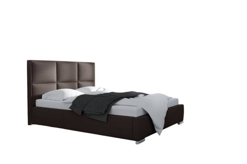 Fun Möbel Polsterbett Schlafzimmerbett VITUS Komplett-Set (inkl. Taschenfederkernmatratze), inkl. Lattenrost, Bettkasten und Matratze von Fun Möbel