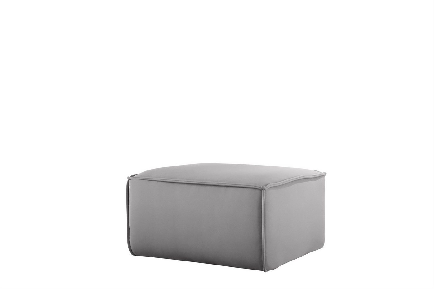 Fun Möbel Polsterhocker Designerhocker CELES PREMIUM (85x85x40 cm oder 65x65x40 cm), in 2 Größen und 2 verschiedenen Stoffen von Fun Möbel