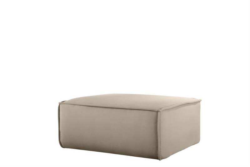 Fun Möbel Polsterhocker Designerhocker CELES PREMIUM (85x85x40 cm oder 65x65x40 cm), in 2 Größen und 2 verschiedenen Stoffen von Fun Möbel